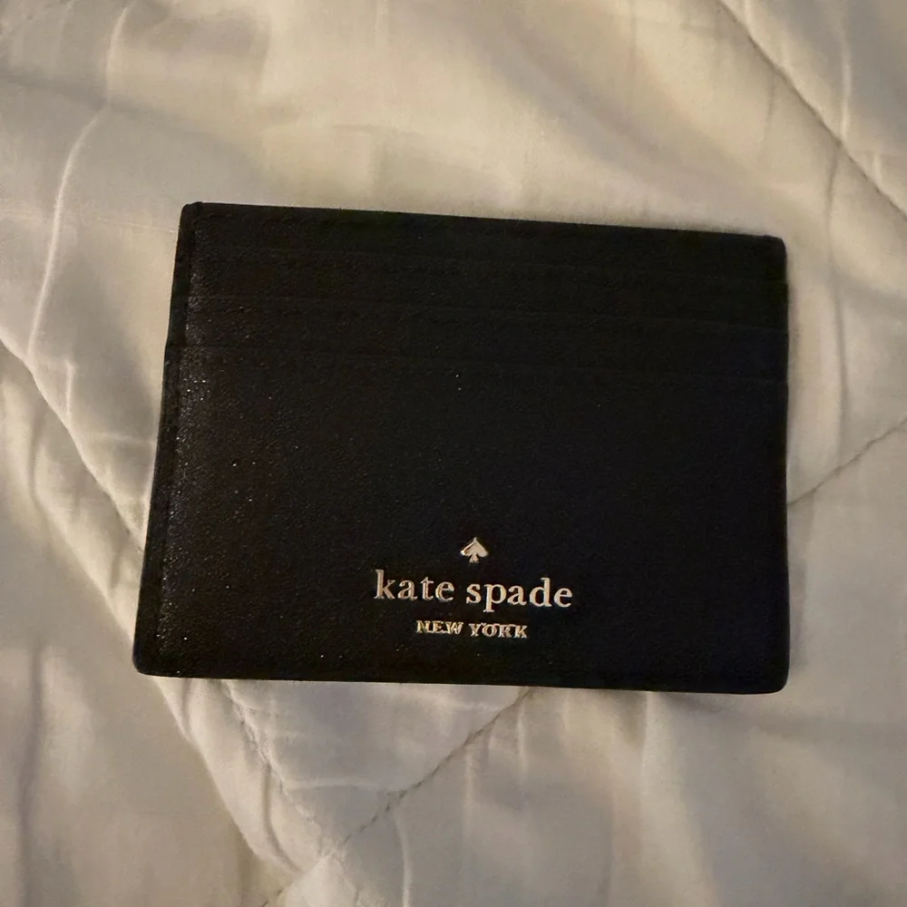 kate spade New York Black Leather Cardholder